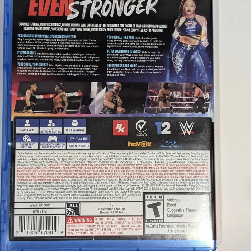 PS4 WWE2K23‎